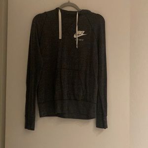 Nike Charcoal Gray thin hoodie